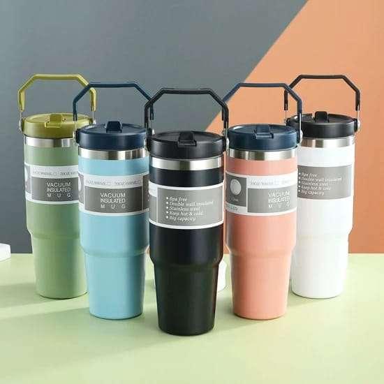 Tyeso Stainless Steel Double-Walled Insulated Coffee Mug